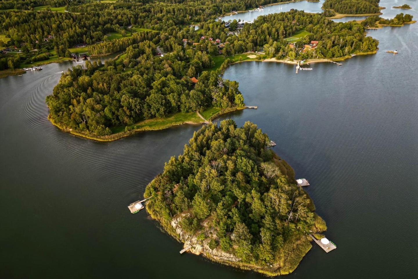 Marholmen Stugby Villa Norrtalje Bagian luar foto